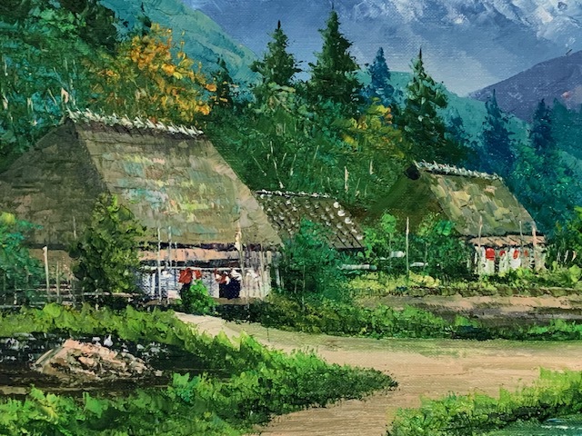 真作】人気作家◇小林幸三◇油彩画F8号◇作品・額とも美品 真作】人気作家◇小林幸三◇油彩画F8号◇作品・額とも美品