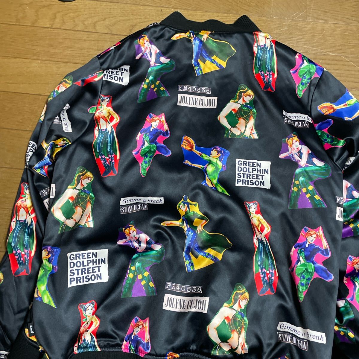 glamb グラム 徐倫 スカジャンパー ジョジョコラボ 6部 黒 L glamb グラム 徐倫 スカジャンパー ジョジョコラボ 6部 黒 L