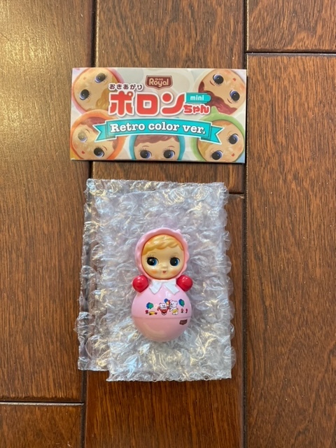 おきあがりポロンちゃんmini レトロカラー ver シクラメンピンク_画像1