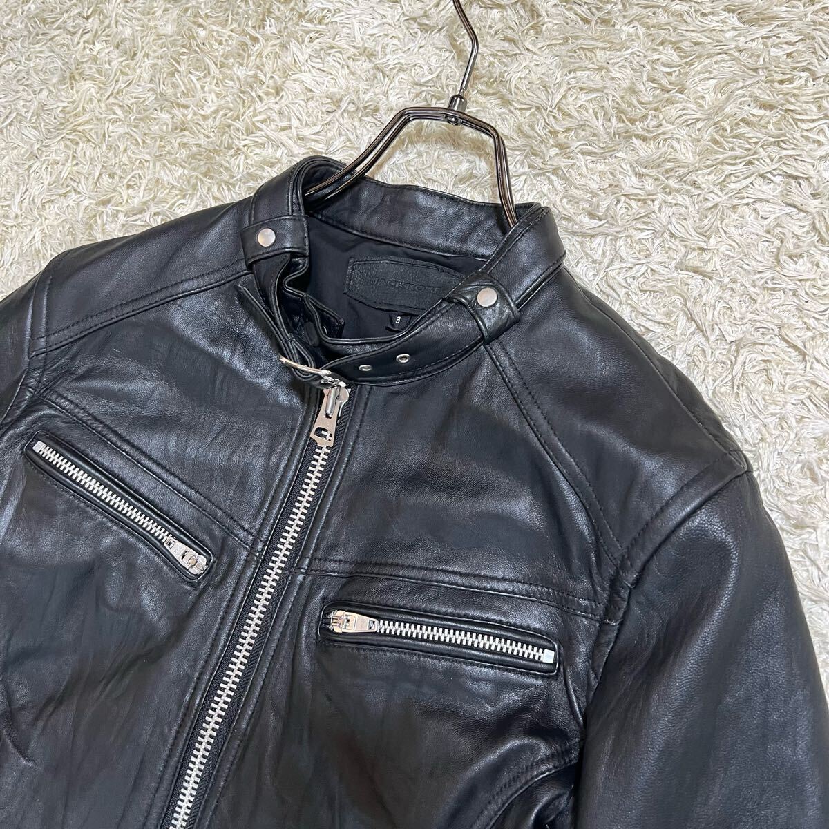 美品/Lサイズ□ JACK ROSE ジャックローズ ラムレザー 美品/Lサイズ□ JACK ROSE ジャックローズ ラムレザー