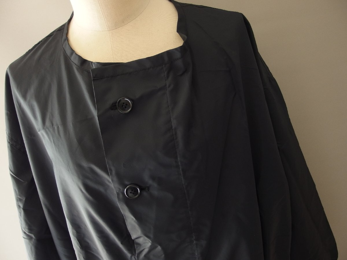 ローブドシャンブル コムデギャルソン★長(zhǎng)袖コート★ノーカラーコート★ウエスト紐付★robe de chambre COMME des GARCONS