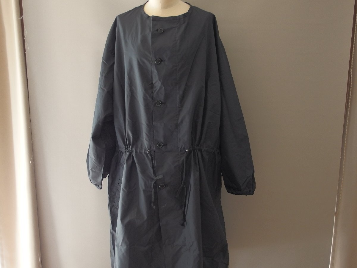 ローブドシャンブル コムデギャルソン★長(zhǎng)袖コート★ノーカラーコート★ウエスト紐付★robe de chambre COMME des GARCONS