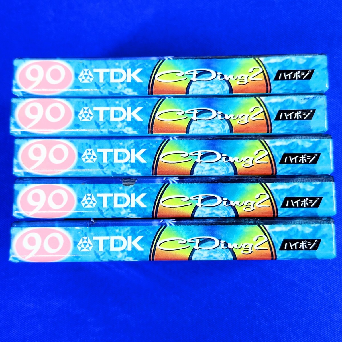 TDK オーディオ カセットテープ 5点 まとめて (ハイポジ)◇CDing TDK オーディオ カセットテープ 5点 まとめて (ハイポジ)◇CDing