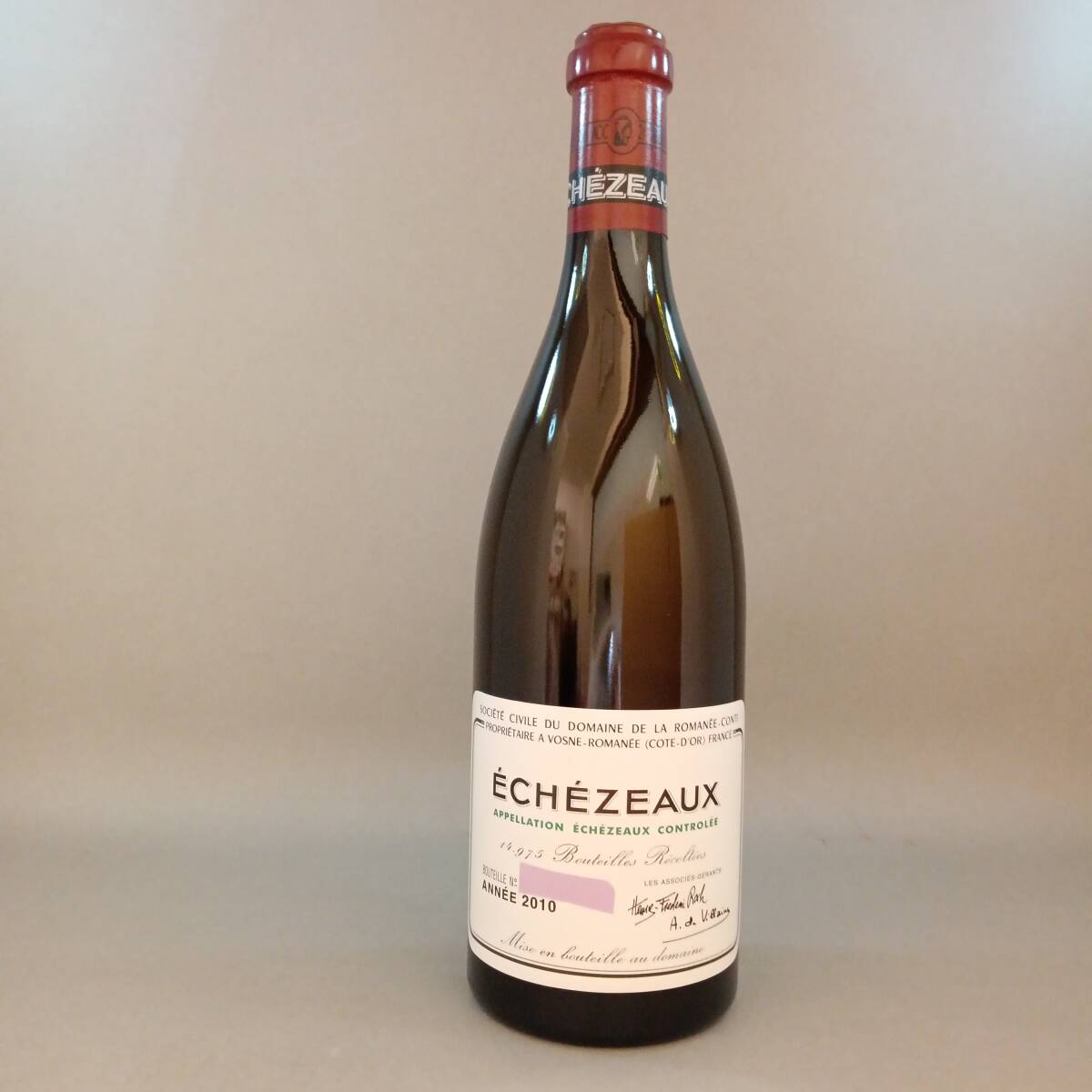 ◇DRC エシェゾー ECHEZEAUX ロマネコンティ 2010 空ボトル 空瓶 ◇DRC エシェゾー ECHEZEAUX ロマネコンティ 2010 空ボトル 空瓶