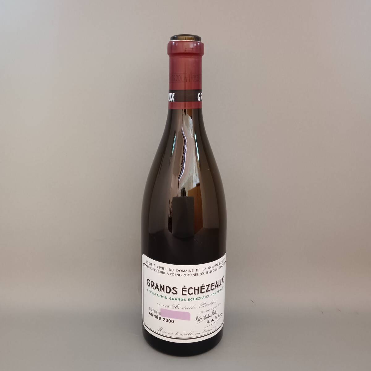 ◇DRC グランエシェゾー ECHEZEAUX ロマネコンティ2000 空ボトル ◇DRC グランエシェゾー ECHEZEAUX ロマネコンティ2000 空ボトル