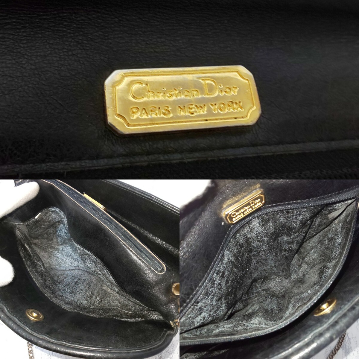 Christian Dior クリスチャンディオール ヴィンテージ がま口 Christian Dior クリスチャンディオール ヴィンテージ がま口
