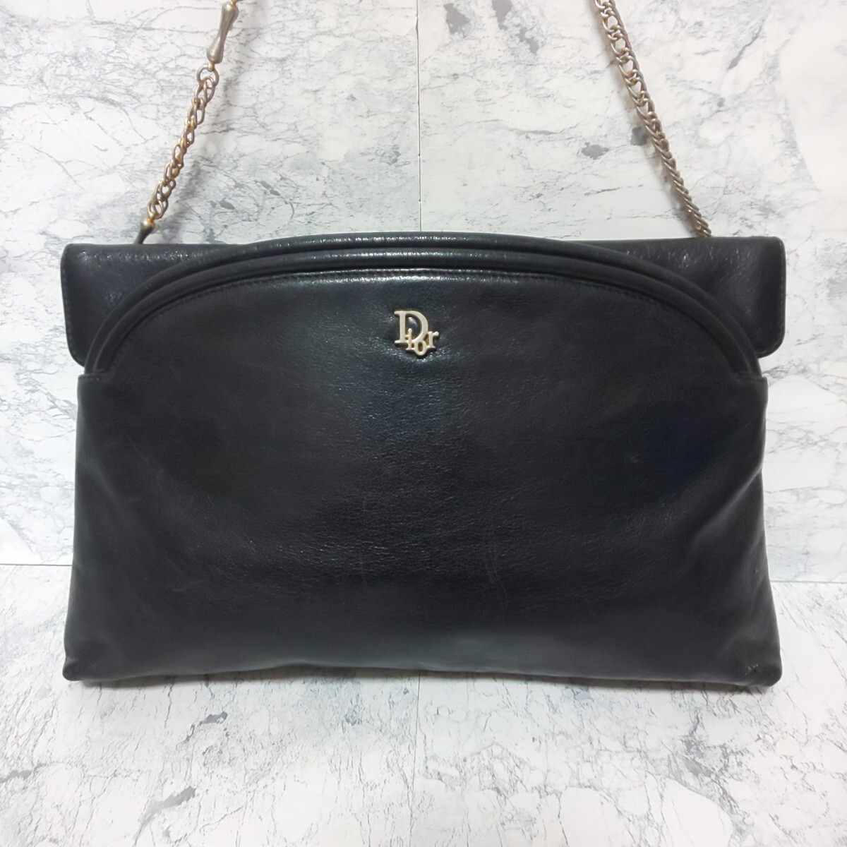 Christian Dior クリスチャンディオール ヴィンテージ がま口 Christian Dior クリスチャンディオール ヴィンテージ がま口