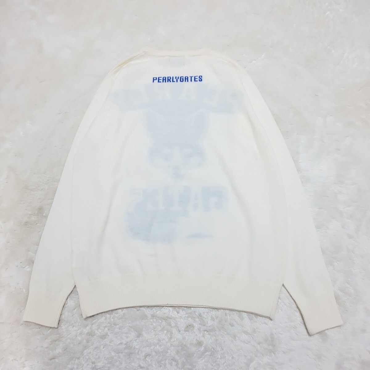 美品】PEARLY GATES パーリーゲイツ フォックスフェイス クルー 美品】PEARLY GATES パーリーゲイツ フォックスフェイス クルー
