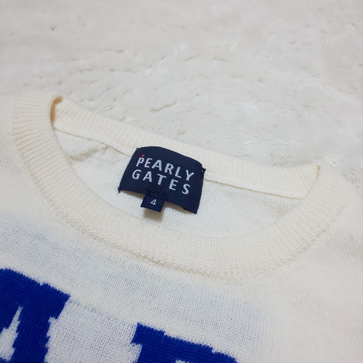 美品】PEARLY GATES パーリーゲイツ フォックスフェイス クルー 美品】PEARLY GATES パーリーゲイツ フォックスフェイス クルー