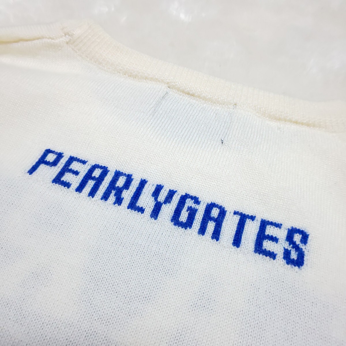 美品】PEARLY GATES パーリーゲイツ フォックスフェイス クルー 美品】PEARLY GATES パーリーゲイツ フォックスフェイス クルー