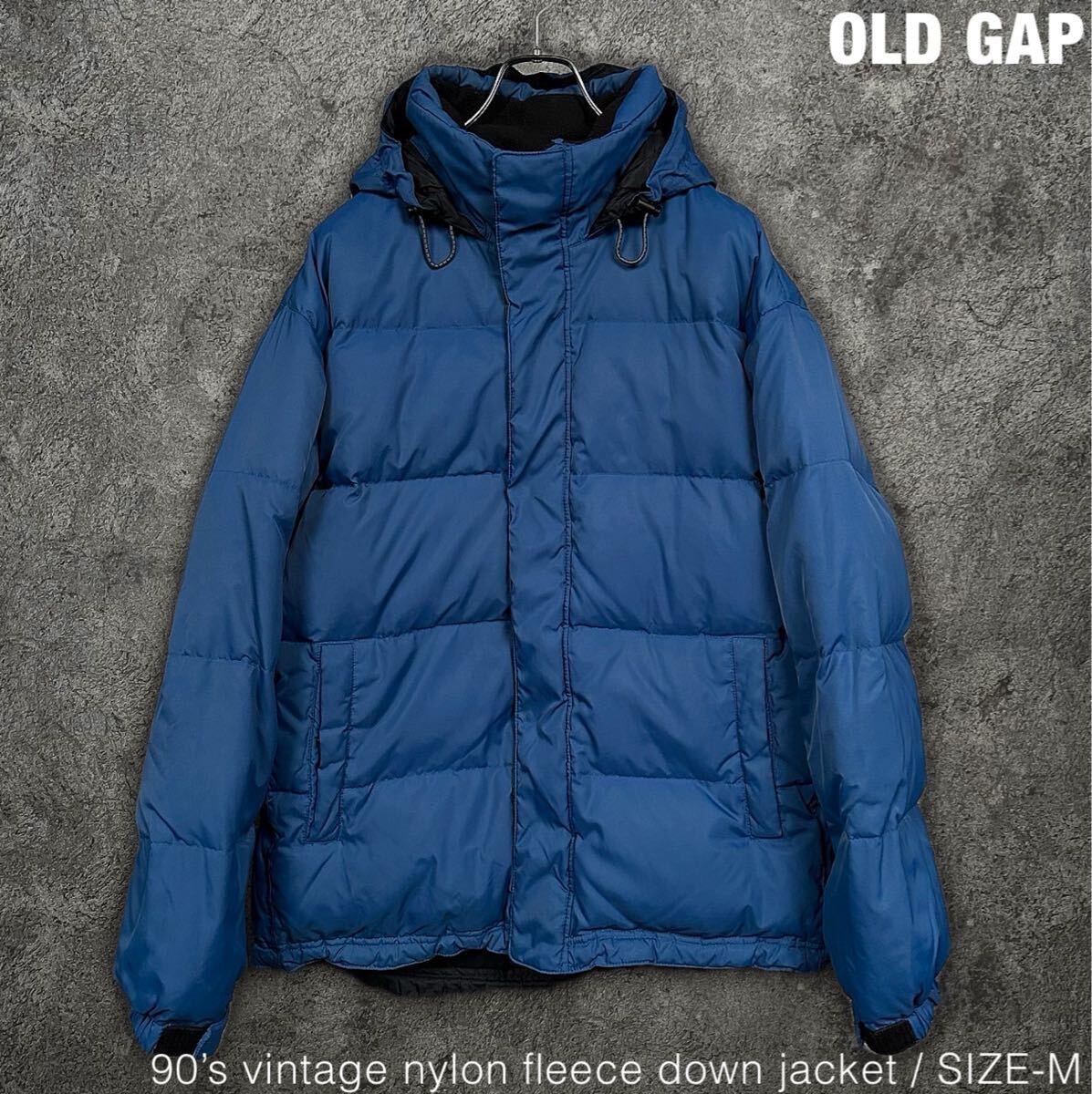 OLD GAP 90s ビンテージ ナイロン フリース ダウンジャケット OLD GAP 90s ビンテージ ナイロン フリース ダウンジャケット
