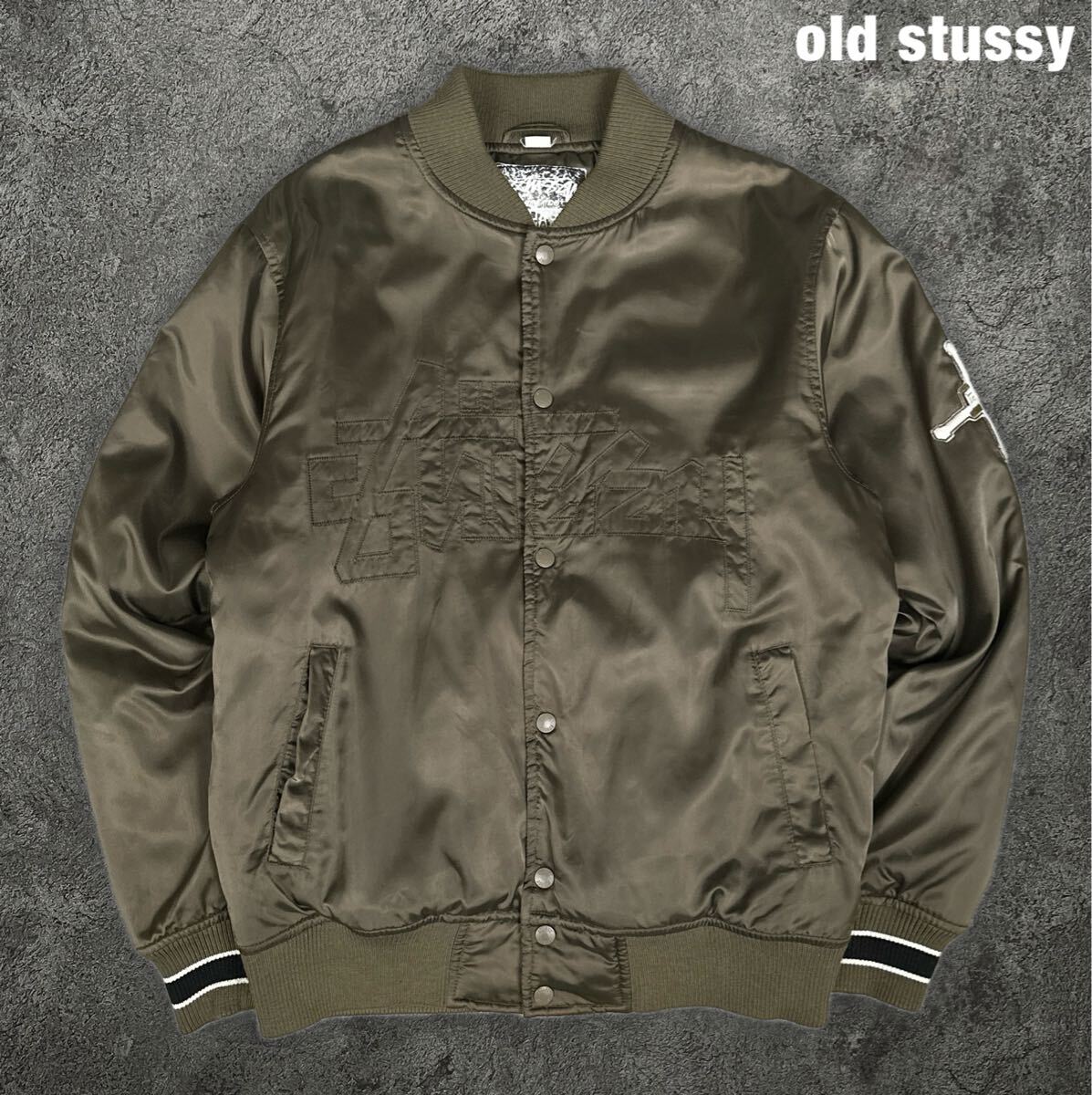 old stussy 00s ボンバー ジャケット MA-1 オールドステューシー old stussy 00s ボンバー ジャケット MA-1 オールドステューシー