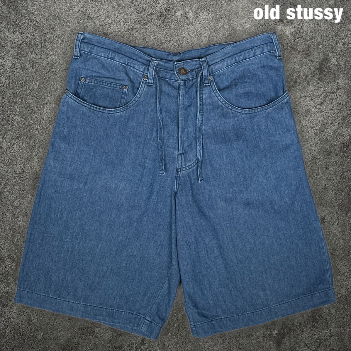 old stussy 80s デニム ショートパンツ usa製 オールド old stussy 80s デニム ショートパンツ usa製 オールド