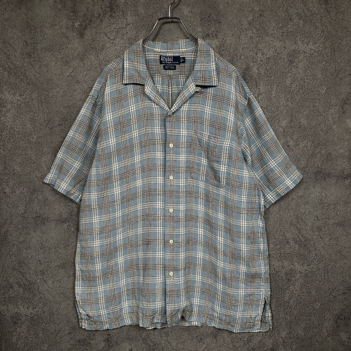 Polo by Ralph Lauren CALDWELL リネンチェックシャツ ポロ ラルフローレン CALDWELL リネン チェック シャツ POLO