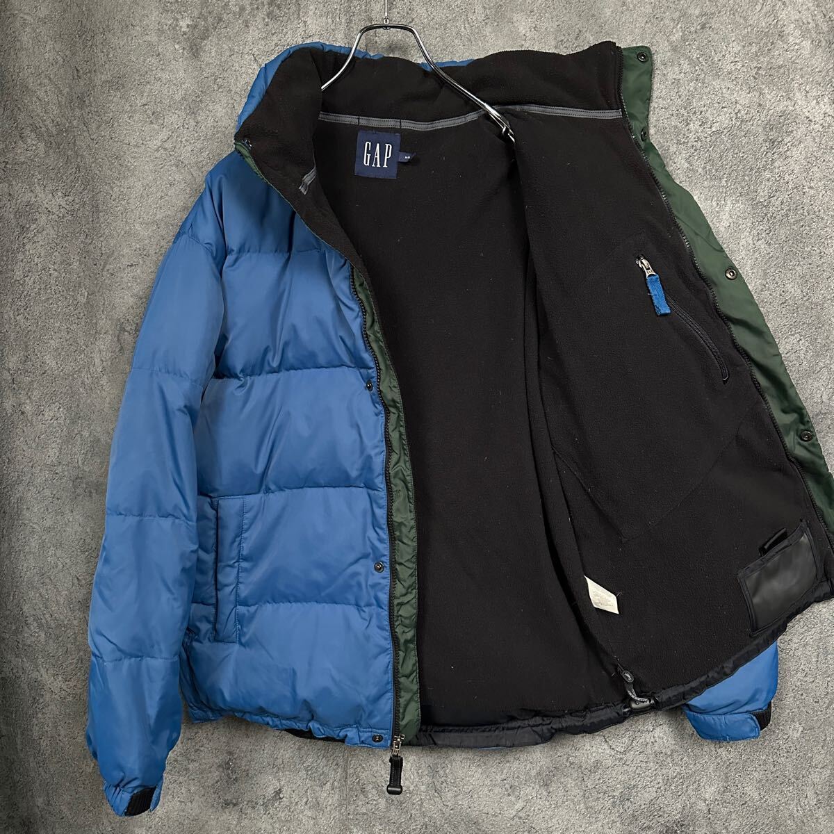 OLD GAP 90s ビンテージ ナイロン フリース ダウンジャケット OLD GAP 90s ビンテージ ナイロン フリース ダウンジャケット