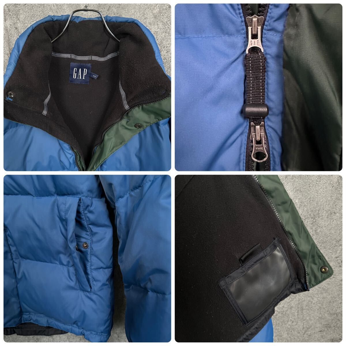 OLD GAP 90s ビンテージ ナイロン フリース ダウンジャケット OLD GAP 90s ビンテージ ナイロン フリース ダウンジャケット