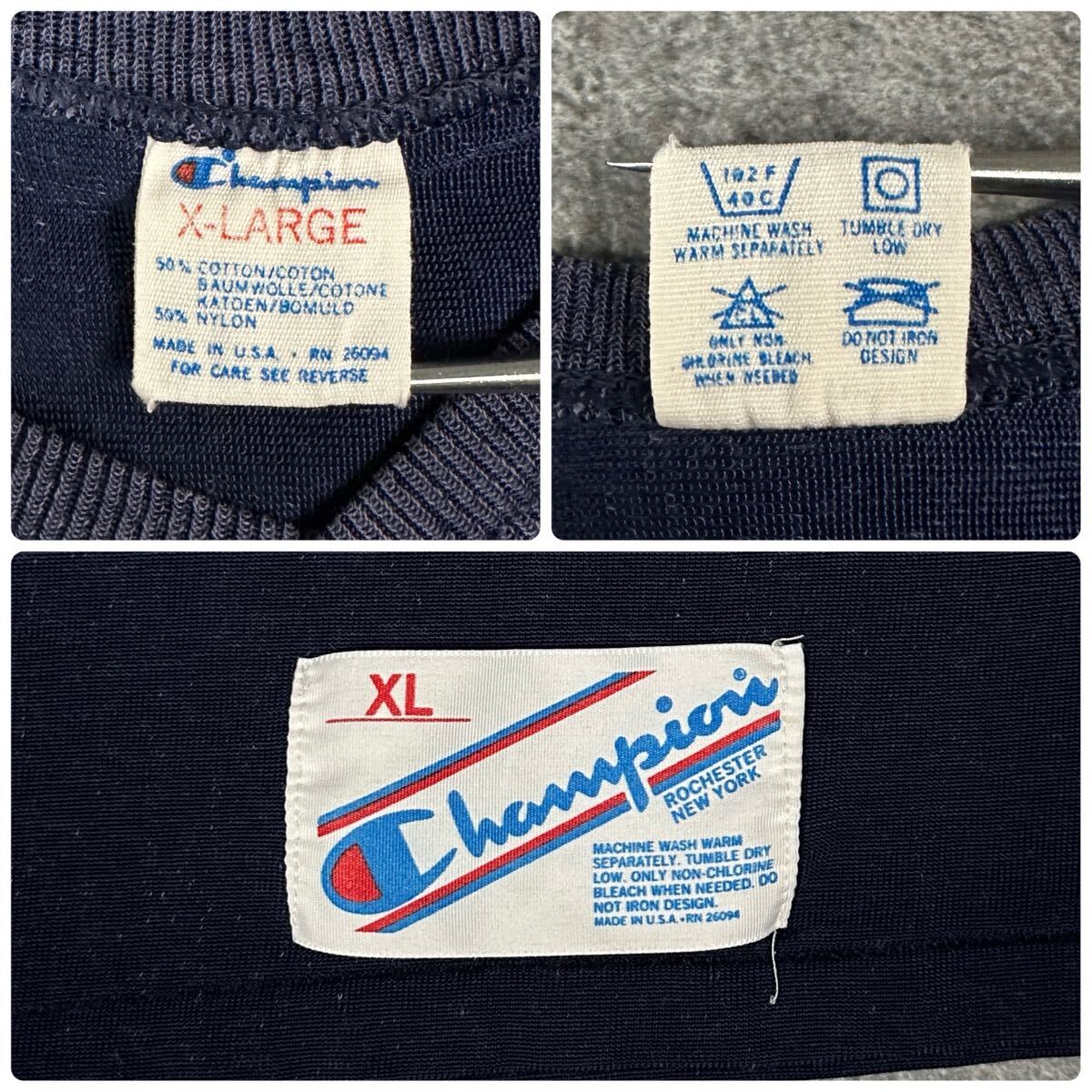Champion 80s ビンテージ NFL フットボール Tシャツ トリコタグ Champion 80s ビンテージ NFL フットボール Tシャツ トリコタグ