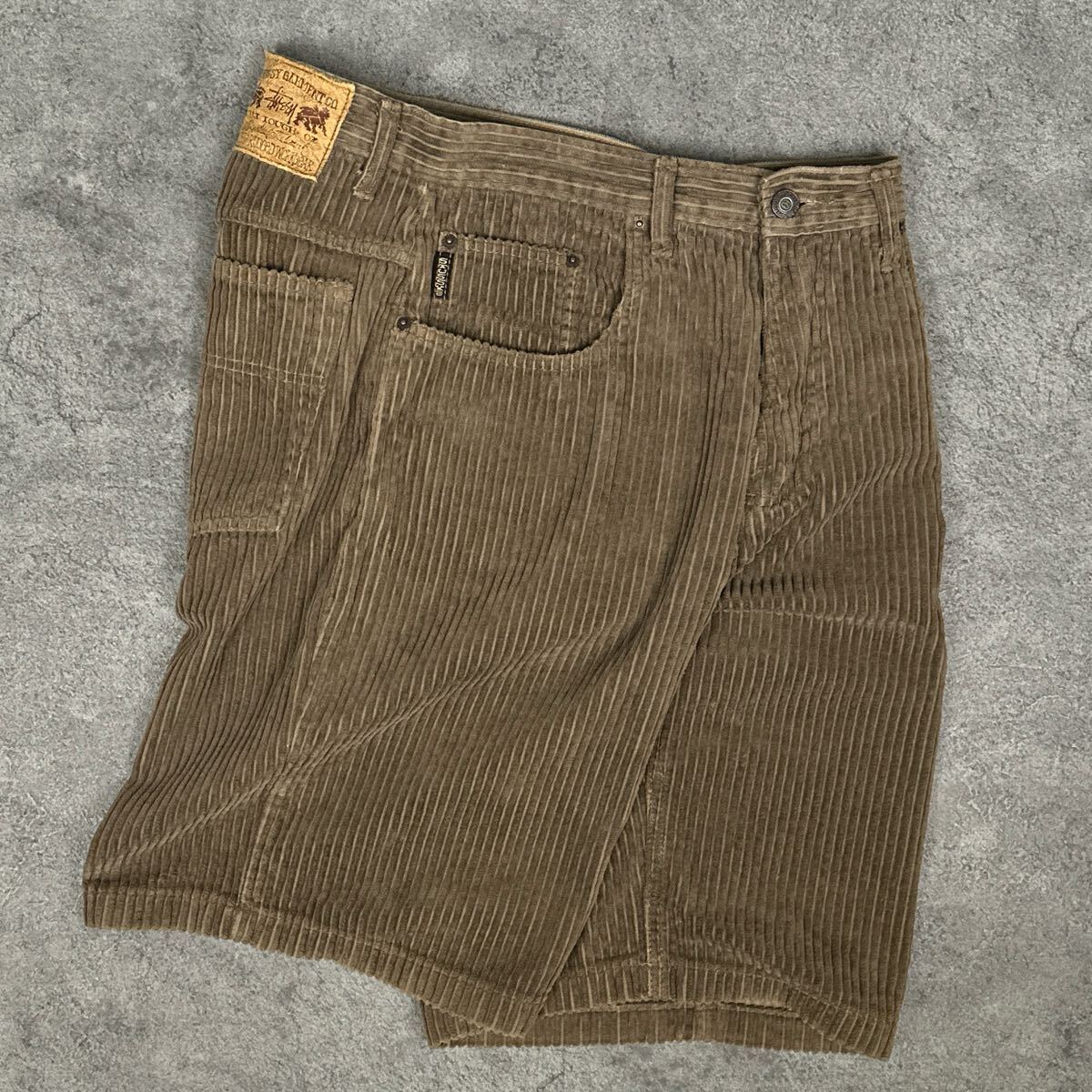 old stussy 90s コーデュロイショーツ オールドステューシー old stussy 90s コーデュロイショーツ オールドステューシー