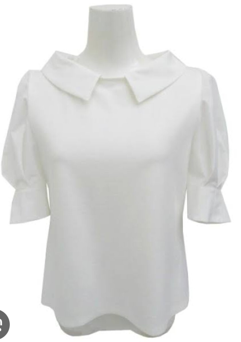 ☆フォクシーNY白襟パフスリーブカットソー42833Baille Top 40☆ フォクシーニューヨーク白襟パフスリーブカットソー42833Baille