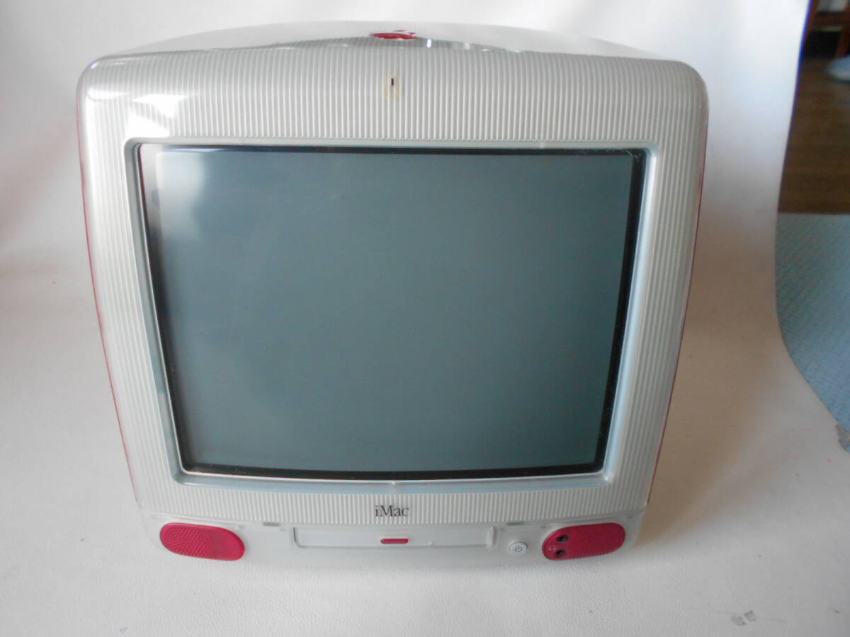 E / Apple アップル iMac G3 モニター スケルトン レッド 中古品 E / Apple アップル iMac G3 モニター スケルトン レッド 中古品