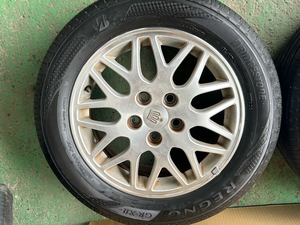 本州送料無料クラウン純正+REGNO GR-XⅡレグノ215/55R16バリ山 本州送料無料クラウン純正+REGNO GR-XⅡレグノ215/55R16バリ山