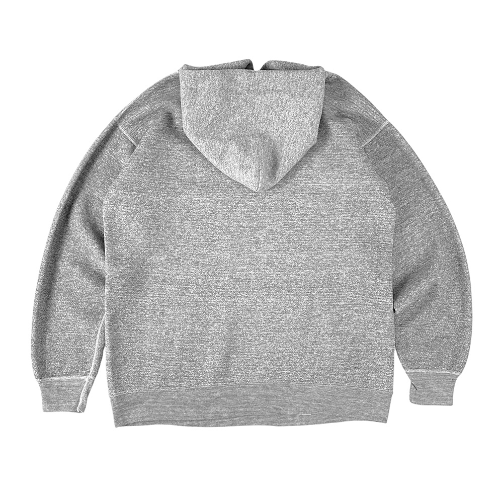 極上 60s ビンテージ MADE IN USA製 無地 スウェット パーカー XL 美品 ビッグサイズ 4本針 セットイン 霜降り グレー USA 古着 // 50s 70s_画像6