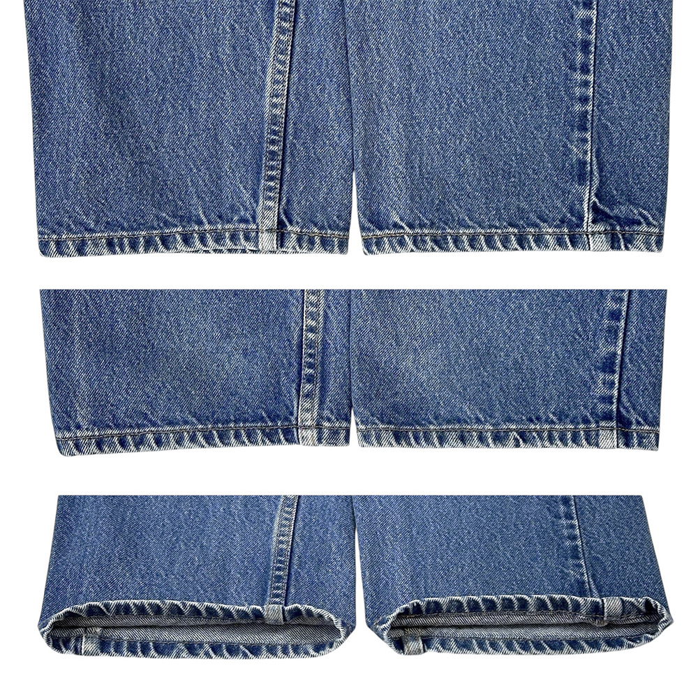 美品◎ 90s ビンテージ Levi's 505 W32 L30 L29 オレンジタブ 美色 ブルー 霜降 デニム パンツ MEXICO製 メキシコ製 USA 古着 // USA製 ZIP_画像9