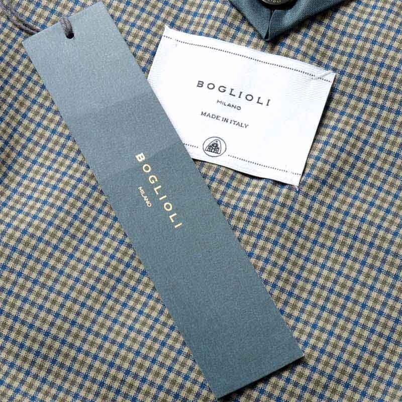 BOGLIOLI(ボリオリ) / ウールトロピカルチェック柄4Bダブルスーツ(DOVER) [bgl2450081-48]