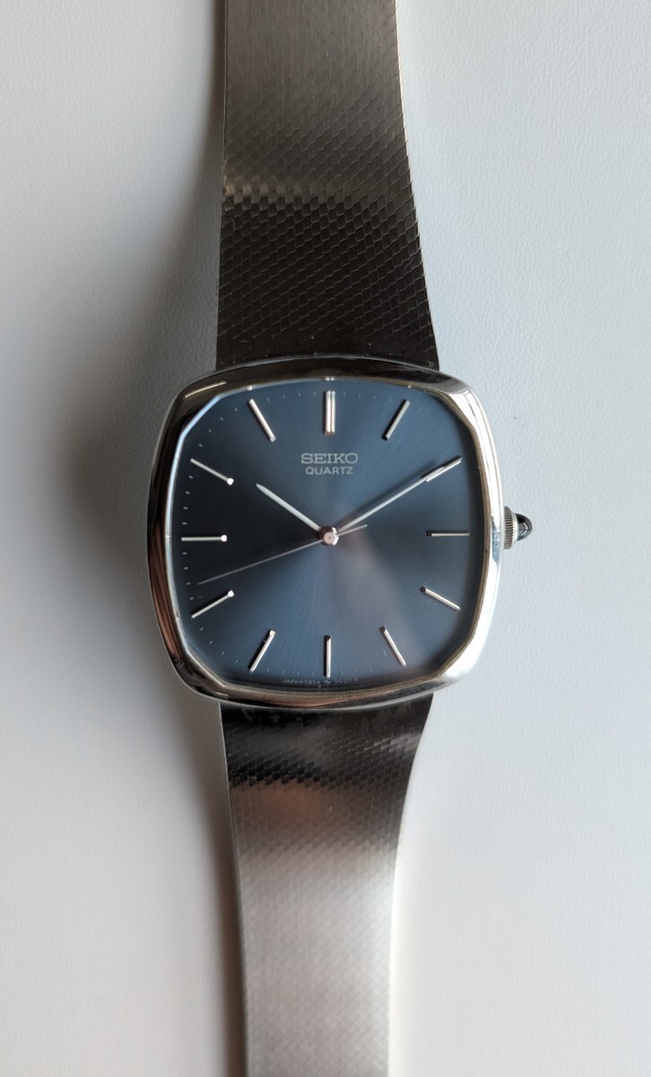 稼働 希少 箱付 青文字盤 SEIKO セイコー アシエ (クレドール 稼働 希少 箱付 青文字盤 SEIKO セイコー アシエ (クレドール