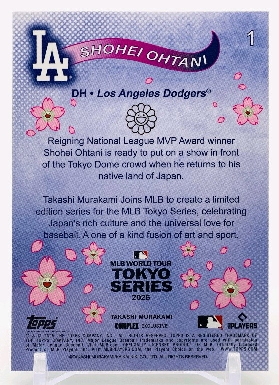 大谷翔平 東京シリーズ feat. 村上隆 打【2025 TOPPS TAKASHI 大谷翔平 東京シリーズ feat. 村上隆 打【2025 TOPPS TAKASHI