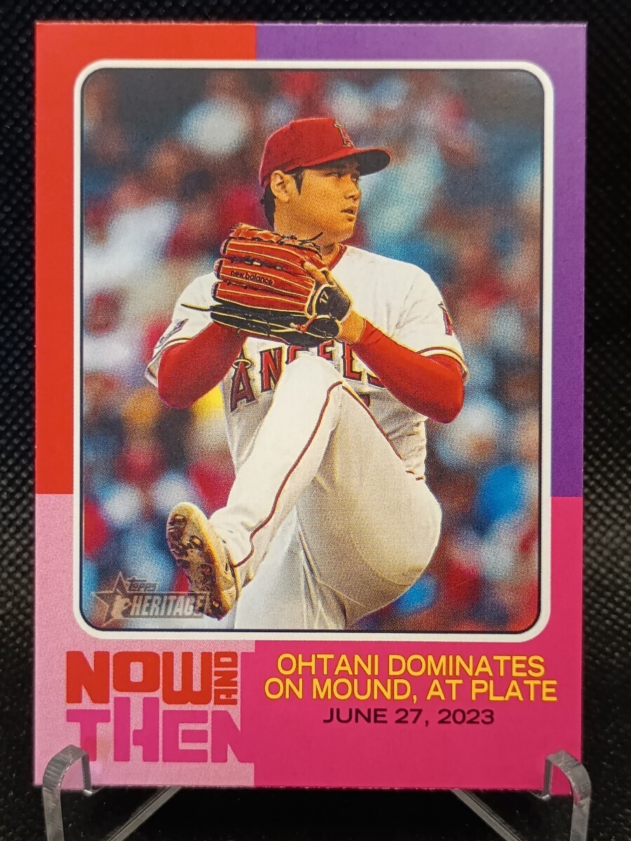 大谷翔平 【2024 TOPPS HERITAGE HIGH NUMBER BASEBALL NOW AND 大谷翔平 【2024 TOPPS HERITAGE HIGH NUMBER BASEBALL NOW AND