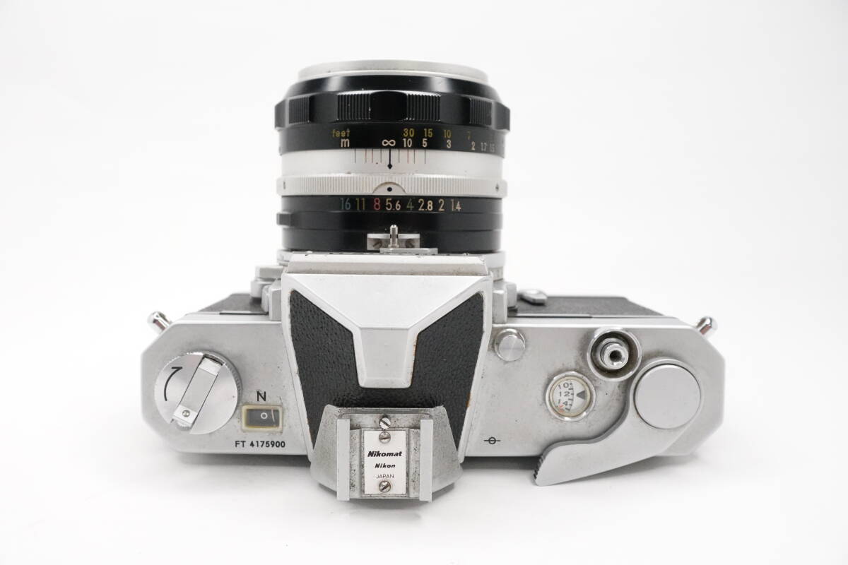 ★訳あり大特価★ ニコン NIKON Nikomat 一眼レフ ボディ NIKKOR-S Auto 50MM F1.4 レンズ ★シャッター全速?露出計OK★ #241202001821