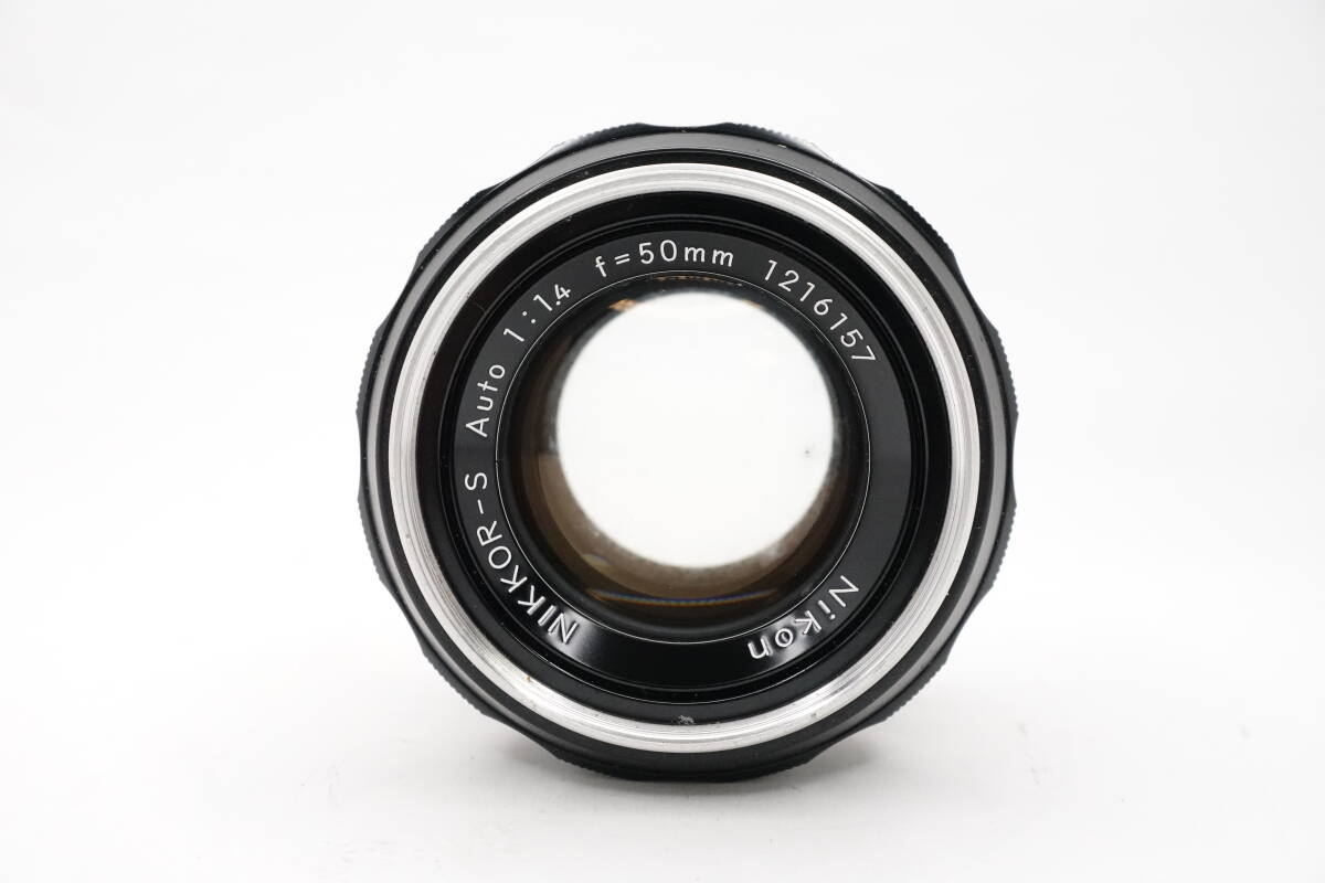 ★訳あり大特価★ ニコン NIKON Nikomat 一眼レフ ボディ NIKKOR-S Auto 50MM F1.4 レンズ ★シャッター全速?露出計OK★ #241202001821