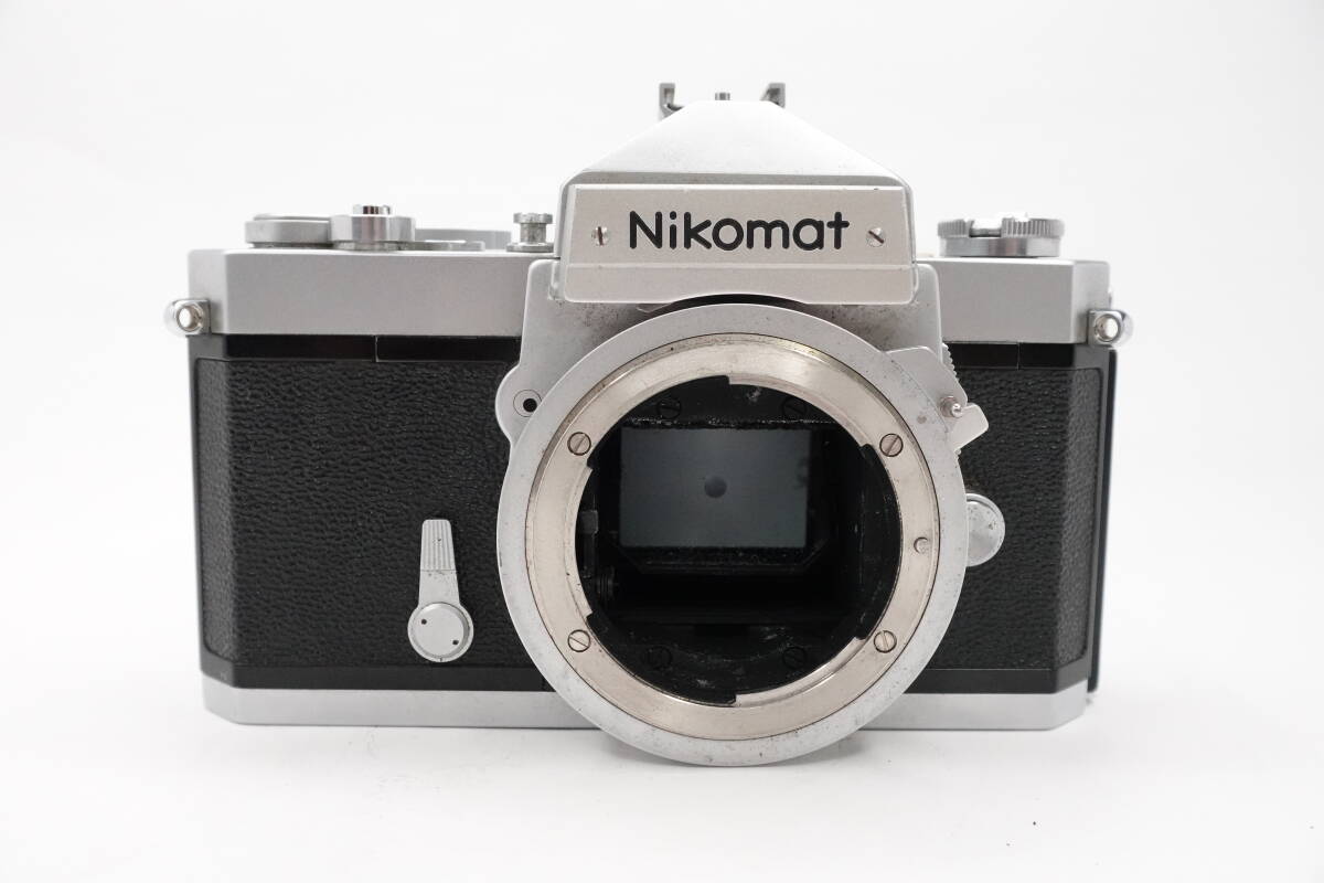 ★訳あり大特価★ ニコン NIKON Nikomat 一眼レフ ボディ NIKKOR-S Auto 50MM F1.4 レンズ ★シャッター全速?露出計OK★ #241202001821
