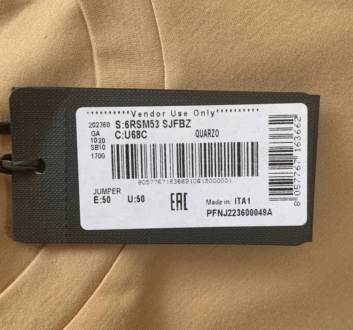 Sale☆GIORGIO ARMANI「ミラノ本社S.p.A.シリーズ」 メンズストレッチコットンTシャツ サイズ50 ジョルジオアルマーニ