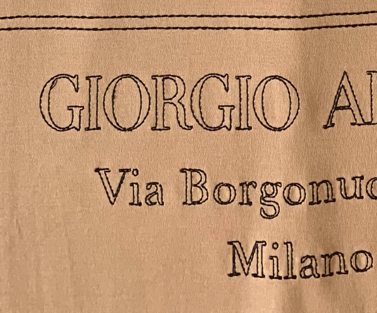 Sale☆GIORGIO ARMANI「ミラノ本社S.p.A.シリーズ」 メンズストレッチコットンTシャツ サイズ50 ジョルジオアルマーニ