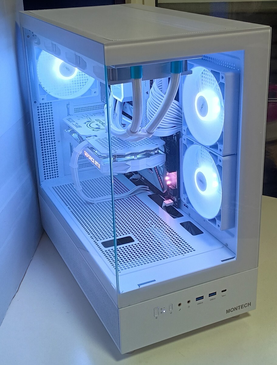 WiFi搭載 水冷ホワイト仕様ゲーミングPC Ryzen7 5700x メモリ WiFi搭載 水冷ホワイト仕様ゲーミングPC Ryzen7 5700x メモリ