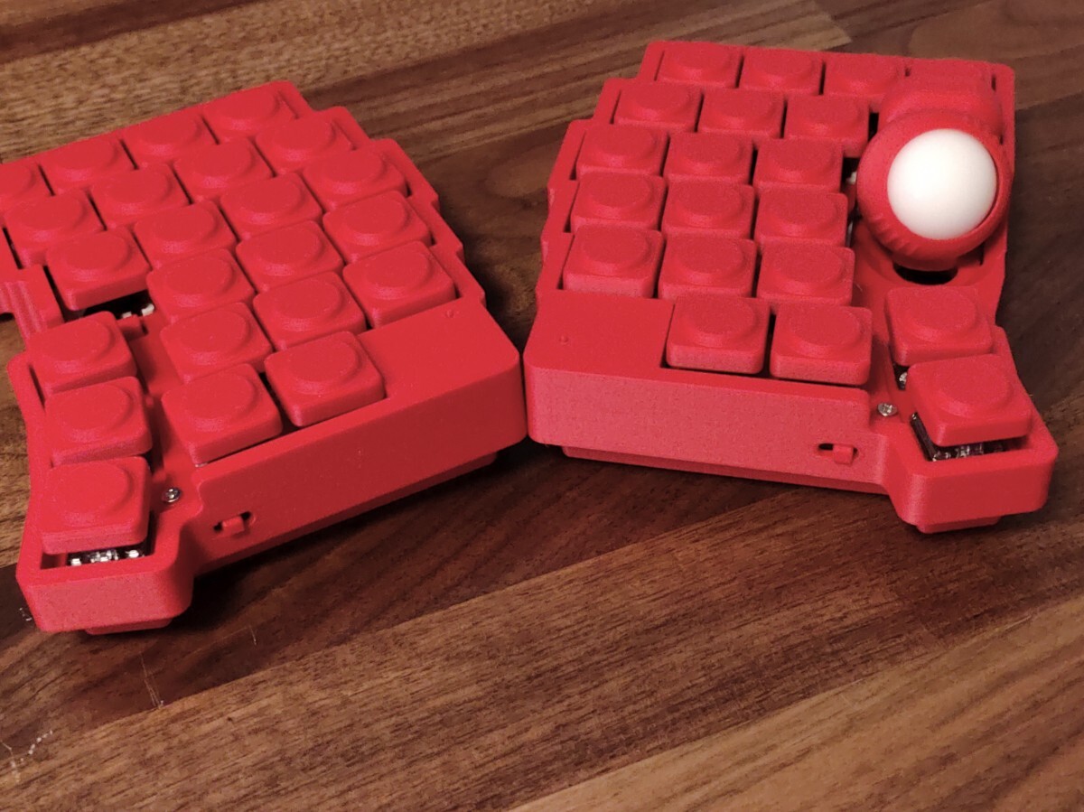 roBa レッド 無線 左右分割キーボード トラックボール|Yahoo roBa レッド 無線 左右分割キーボード トラックボール|Yahoo