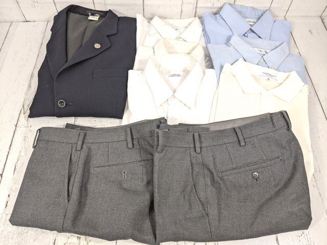 3og587/衣類□香川県 私立英明高等学校□男子学生服 ブレザー