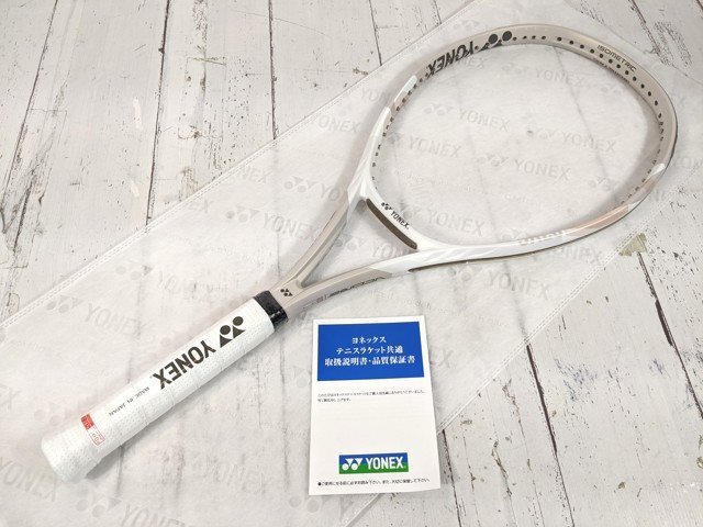 【12yt196】硬式用テニスラケット YONEX ヨネックス VCORE 100【新色サンドベージュ】G2 未使用◆Z03