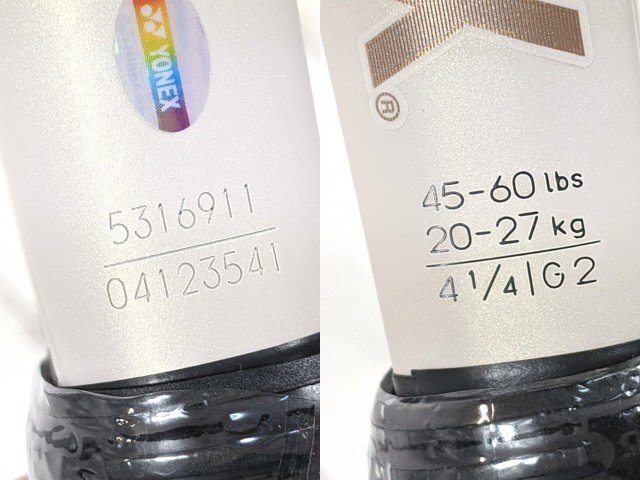 【12yt196】硬式用テニスラケット YONEX ヨネックス VCORE 100【新色サンドベージュ】G2 未使用◆Z03