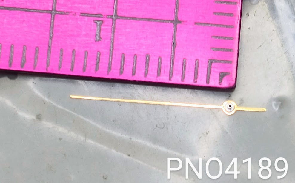 (■1)シチズン純正パーツ CITIZEN 518-8574 (針/ケン/Hands) 13mm 金色/ゴールド【郵便送料無料】PNO4189_画像3