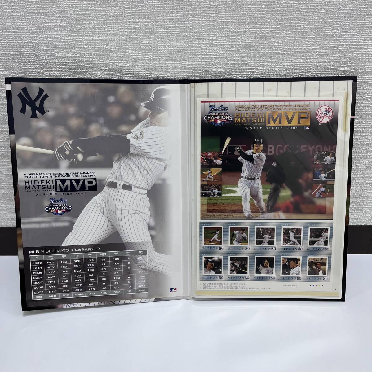 8904 2009ワールドシリーズMVP受賞記念切手 松井秀喜選手 記念 8904 2009ワールドシリーズMVP受賞記念切手 松井秀喜選手 記念