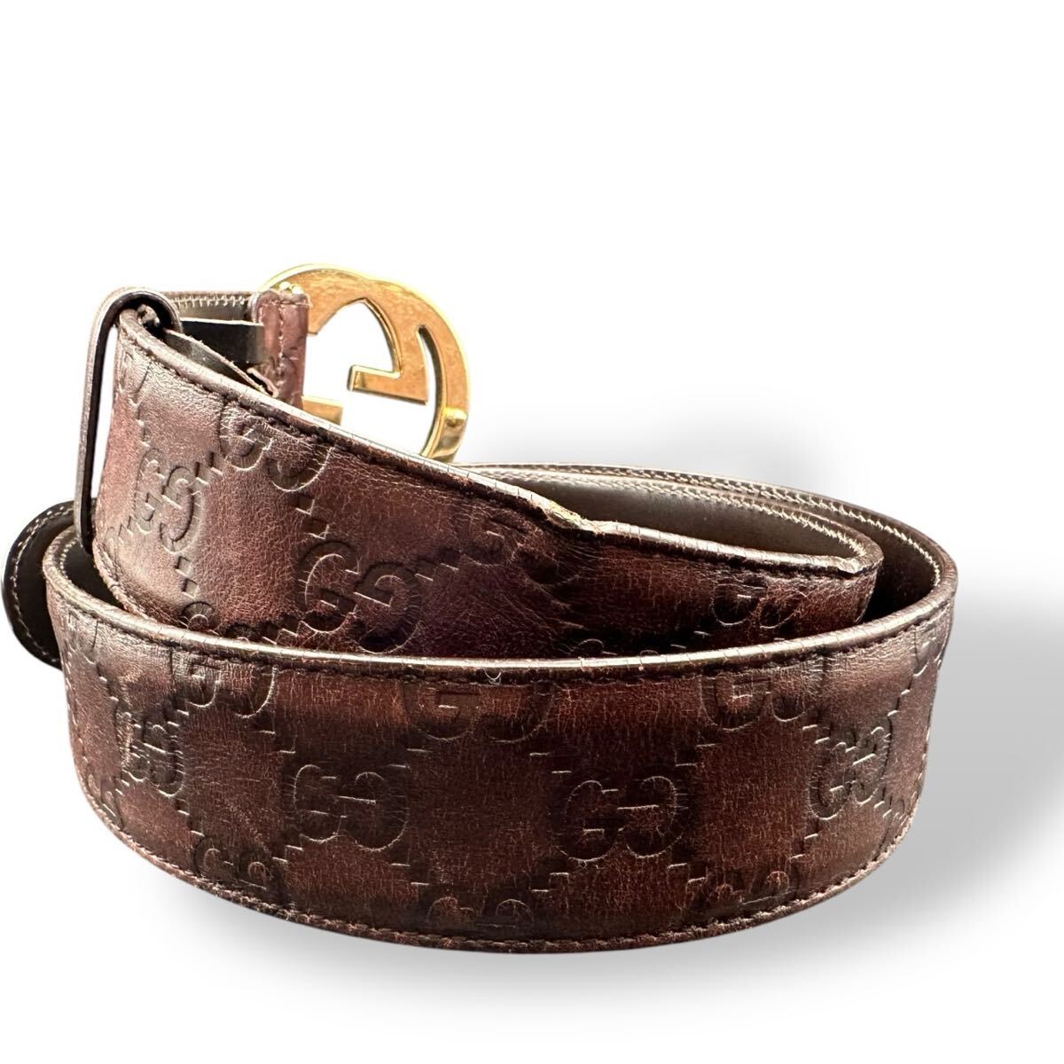 美品 GUCCI グッチ ベルト ゴールド シマ ロゴ 刻印 844|Yahoo 美品 GUCCI グッチ ベルト ゴールド シマ ロゴ 刻印 844|Yahoo