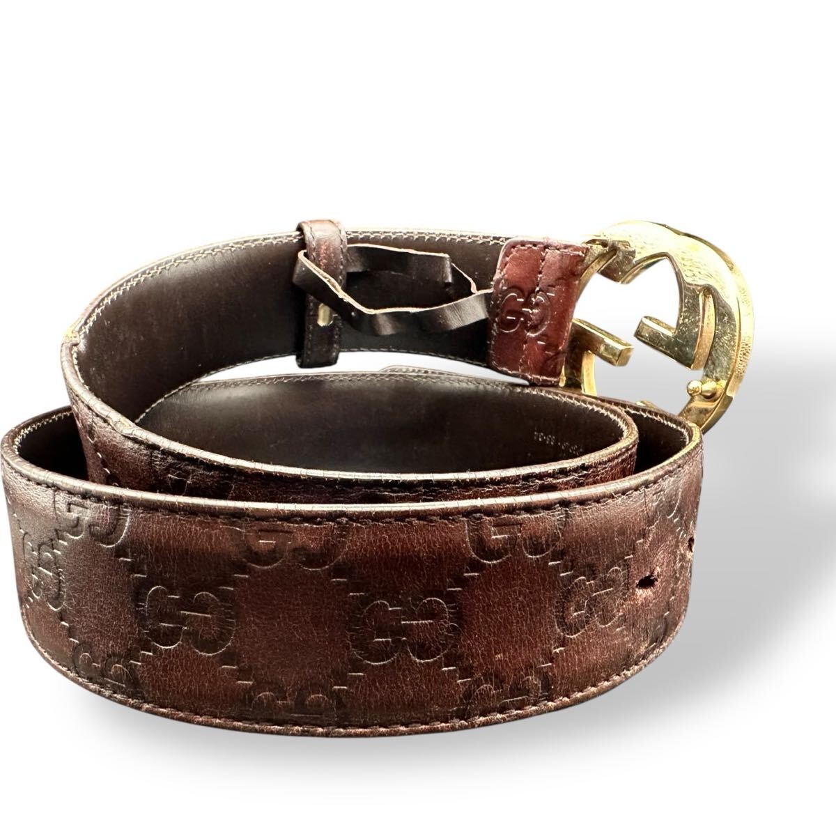美品 GUCCI グッチ ベルト ゴールド シマ ロゴ 刻印 844|Yahoo 美品 GUCCI グッチ ベルト ゴールド シマ ロゴ 刻印 844|Yahoo