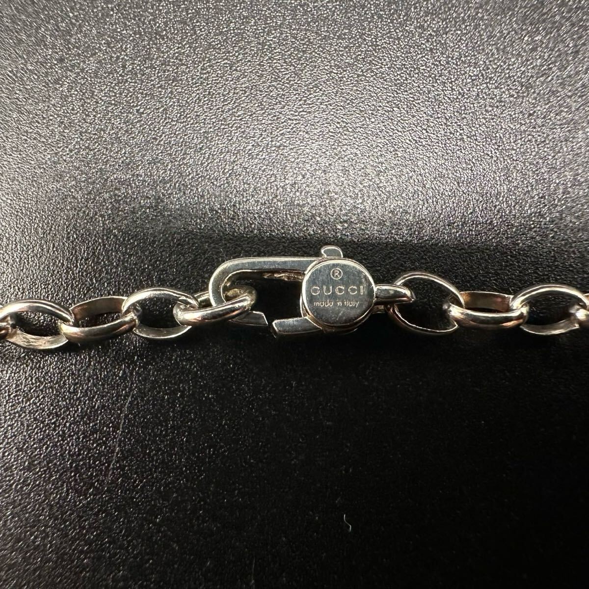 極美品 GUCCI ネックレス インターロッキング ロゴ 刻印 782 極美品 GUCCI ネックレス インターロッキング ロゴ 刻印 782