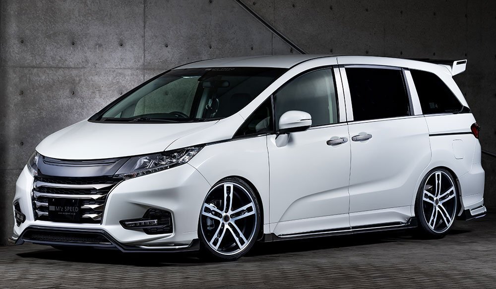 M\'z SPEED 3点キット 未塗装 FRP オデッセイハイブリッド RC4 H29.11～R2.10 アブソルート MC後 パーキングセンサーシステム付車除く