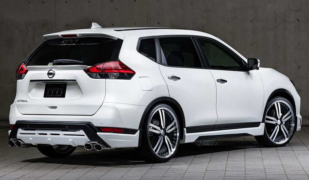 M\'z SPEED サイドステップ ダイヤモンドブラック (G41) FRP エクストレイル HNT32 HT32 NT32 T32 H29.6～R2.9 20X/20S/ハイブリッド MC後