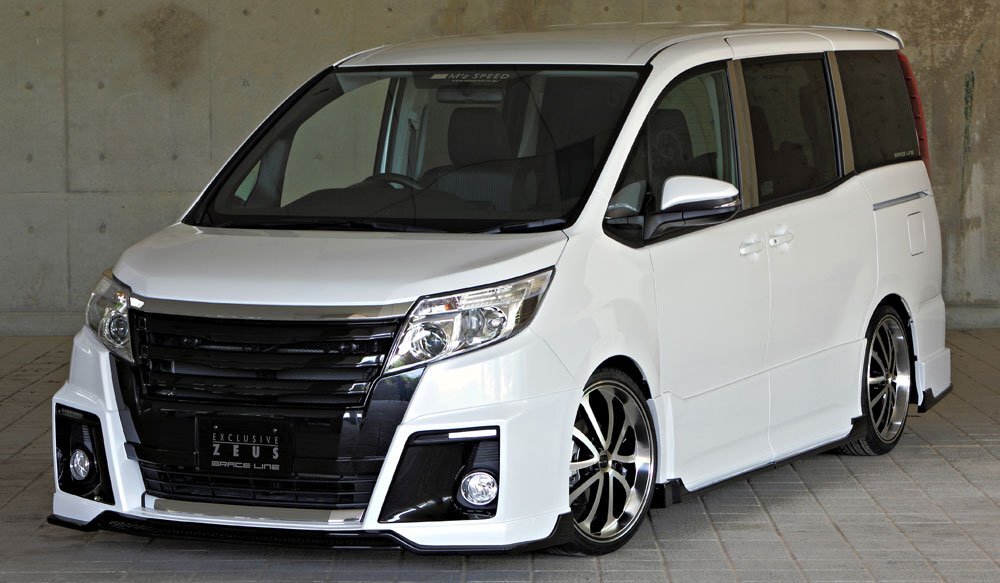 M\'z SPEED 4点キット ホワイトパールクリスタルシャイン (070) FRP ノア ZRR80W ZRR85W H26.1～H29.7 Si MC前