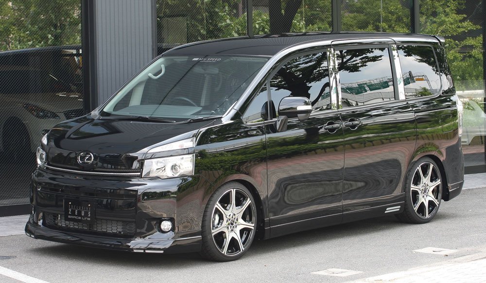 M\'z SPEED 3点キット 未塗装 FRP ヴォクシー ZRR70G ZRR75G H22.4～H25.12 V/X/トランス-X MC後